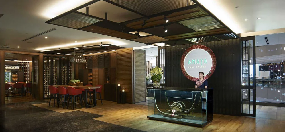 Reception area view of Amari Suites Bangkok Hotel Bangkok, Thailand